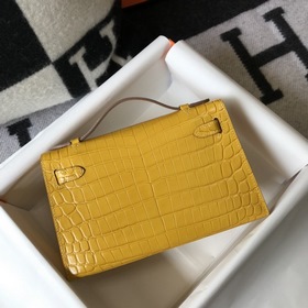 Hermès Small Kelly Evening Bag Clutch Bag Золотая застежка Текст