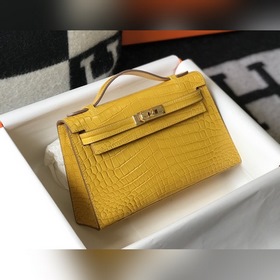 Hermès Small Kelly Evening Bag Clutch Bag Золотая застежка Текст