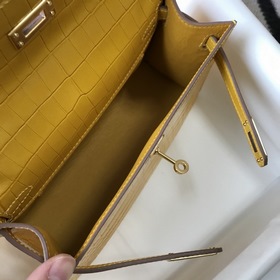 Hermès Small Kelly Evening Bag Clutch Bag Золотая застежка Текст