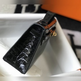 Hermès Small Kelly Evening Bag Clutch Bag Золотая застежка Текст