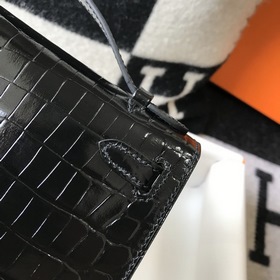 Hermès Small Kelly Evening Bag Clutch Bag Золотая застежка Текст