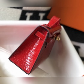 Hermès Small Kelly Evening Bag Clutch Bag Золотая застежка Текст