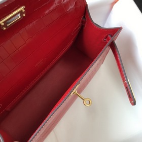Hermès Small Kelly Evening Bag Clutch Bag Золотая застежка Текст