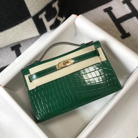 Hermès Small Kelly Evening Bag Clutch Bag Золотая застежка Текст