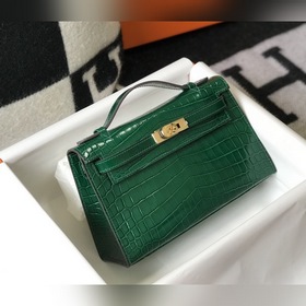 Hermès Small Kelly Evening Bag Clutch Bag Золотая застежка Текст