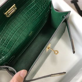 Hermès Small Kelly Evening Bag Clutch Bag Золотая застежка Текст