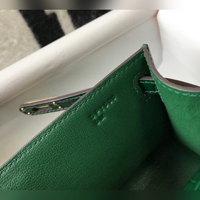 Hermès Small Kelly Evening Bag Clutch Bag Золотая застежка Текст