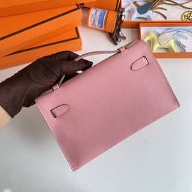 Hermès Mini Kelly Pochette сумка epsom кожа, молочный цвет, золо