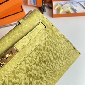 Hermès Mini Kelly Pochette сумка epsom кожа золотая застежка Раз