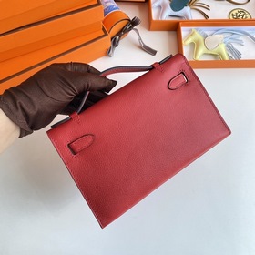 Hermès Mini Kelly Pochette сумка-клатч из кожи Epsom, китайский к