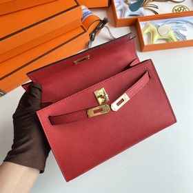 Hermès Mini Kelly Pochette сумка-клатч из кожи Epsom, китайский к