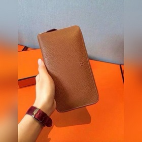Hermès Кожаный кошелек с одной молнией togo
