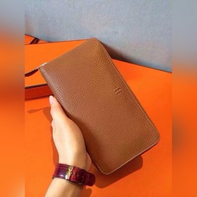 Hermès Кожаный кошелек с одной молнией togo