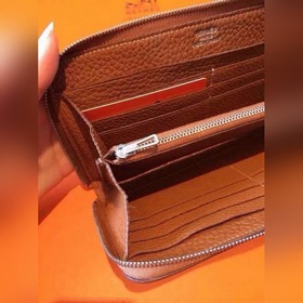 Hermès Кожаный кошелек с одной молнией togo