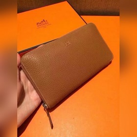 Hermès Кожаный кошелек с одной молнией togo