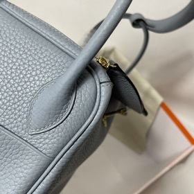 Hermès Импортная сумка из кожи TC, льняной синий с золотыми сереб