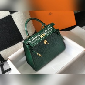 Hermès Ручная сумка из телячьей кожи с тиснением, внутренний слой