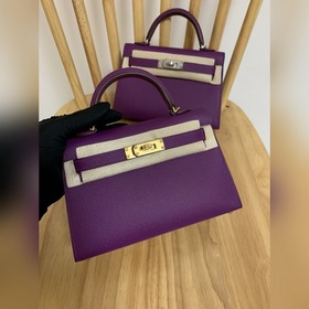 Hermès Импортная сумка Epsom, полностью сшитая вручную, второе по