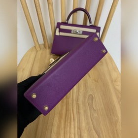 Hermès Импортная сумка Epsom, полностью сшитая вручную, второе по