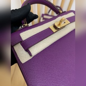 Hermès Импортная сумка Epsom, полностью сшитая вручную, второе по