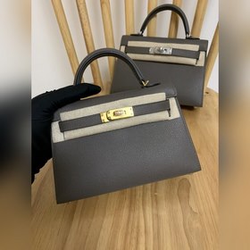 Hermès Импортная сумка Epsom, полностью сшитая вручную, второе по