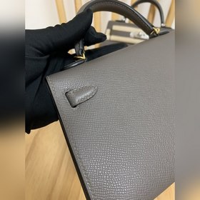 Hermès Импортная сумка Epsom, полностью сшитая вручную, второе по