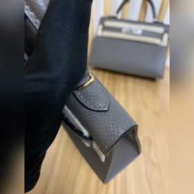 Hermès Импортная сумка Epsom, полностью сшитая вручную, второе по