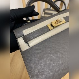 Hermès Импортная сумка Epsom, полностью сшитая вручную, второе по