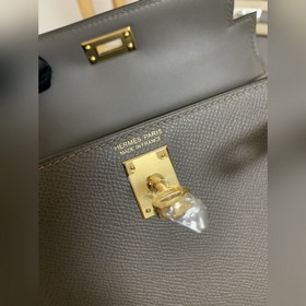 Hermès Импортная сумка Epsom, полностью сшитая вручную, второе по