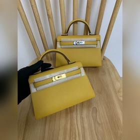 Hermès Импортная сумка Epsom, полностью сшитая вручную, второе по