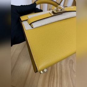 Hermès Импортная сумка Epsom, полностью сшитая вручную, второе по