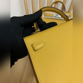 Hermès Импортная сумка Epsom, полностью сшитая вручную, второе по