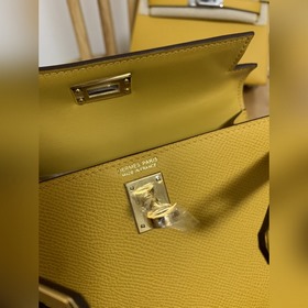 Hermès Импортная сумка Epsom, полностью сшитая вручную, второе по