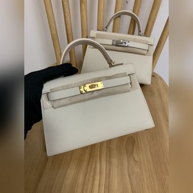 Hermès Импортная сумка Epsom, полностью сшитая вручную, второе по