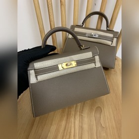 Hermès Импортная сумка Epsom, полностью сшитая вручную, второе по