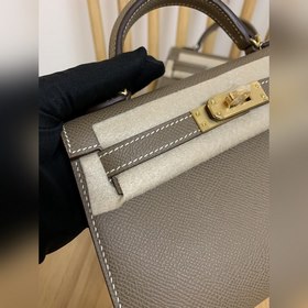 Hermès Импортная сумка Epsom, полностью сшитая вручную, второе по