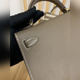 Hermès Импортная сумка Epsom, полностью сшитая вручную, второе по