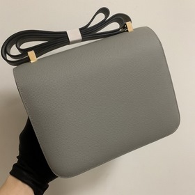 Hermès Constance 19 Импортная сумка из кожи эпсом, полностью сшит
