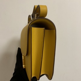 Hermès Constance 19 Импортная сумка из кожи эпсом, полностью сшит