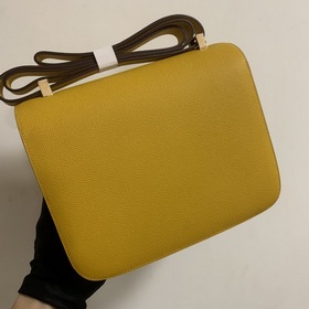 Hermès Constance 19 Импортная сумка из кожи эпсом, полностью сшит