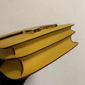 Hermès Constance 19 Импортная сумка из кожи эпсом, полностью сшит