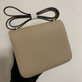 Hermès Constance 19 Импортная сумка из кожи эпсом, полностью сшит