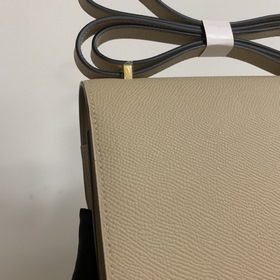 Hermès Constance 19 Импортная сумка из кожи эпсом, полностью сшит