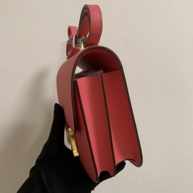 Hermès Constance 19 Импортная сумка из кожи эпсом, полностью сшит
