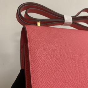 Hermès Constance 19 Импортная сумка из кожи эпсом, полностью сшит