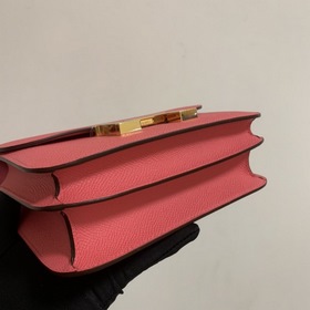 Hermès Constance 19 Импортная сумка из кожи эпсом, полностью сшит