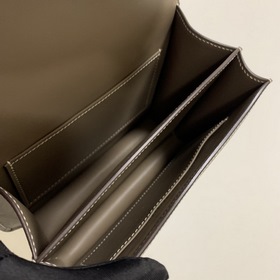 Hermès Constance 19 Импортная сумка из кожи эпсом, полностью сшит