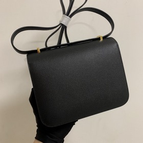 Hermès Constance 19 Импортная сумка из кожи эпсом, полностью сшит