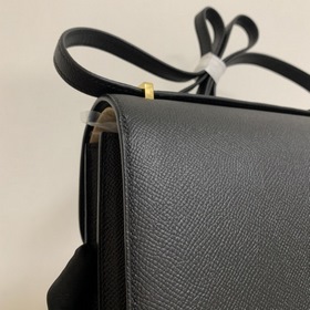 Hermès Constance 19 Импортная сумка из кожи эпсом, полностью сшит