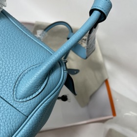 Hermès Импортная сумка из кожи TC серебристыми застежками Сумка с